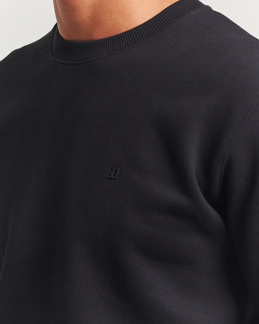 Herre | Trøjer | Dondup | Logo Crew Neck Sweatshirt Black