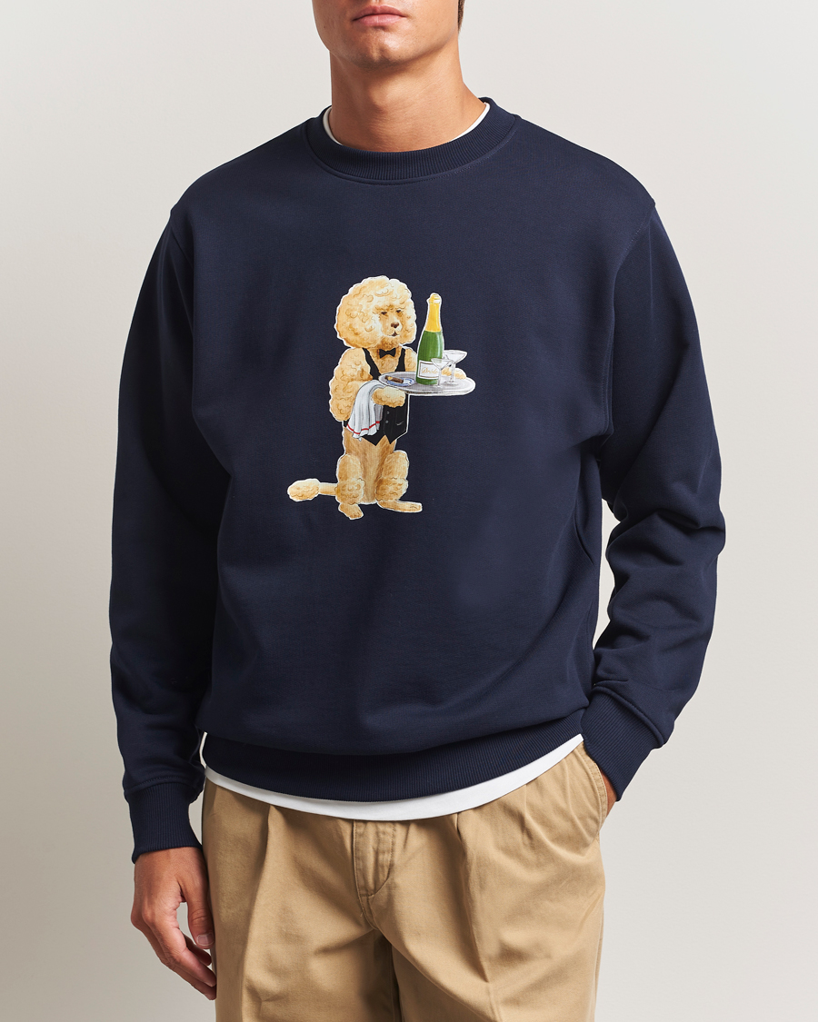 Herre | Trøjer | Drôle de Monsieur | Poodle Sweatshirt Navy