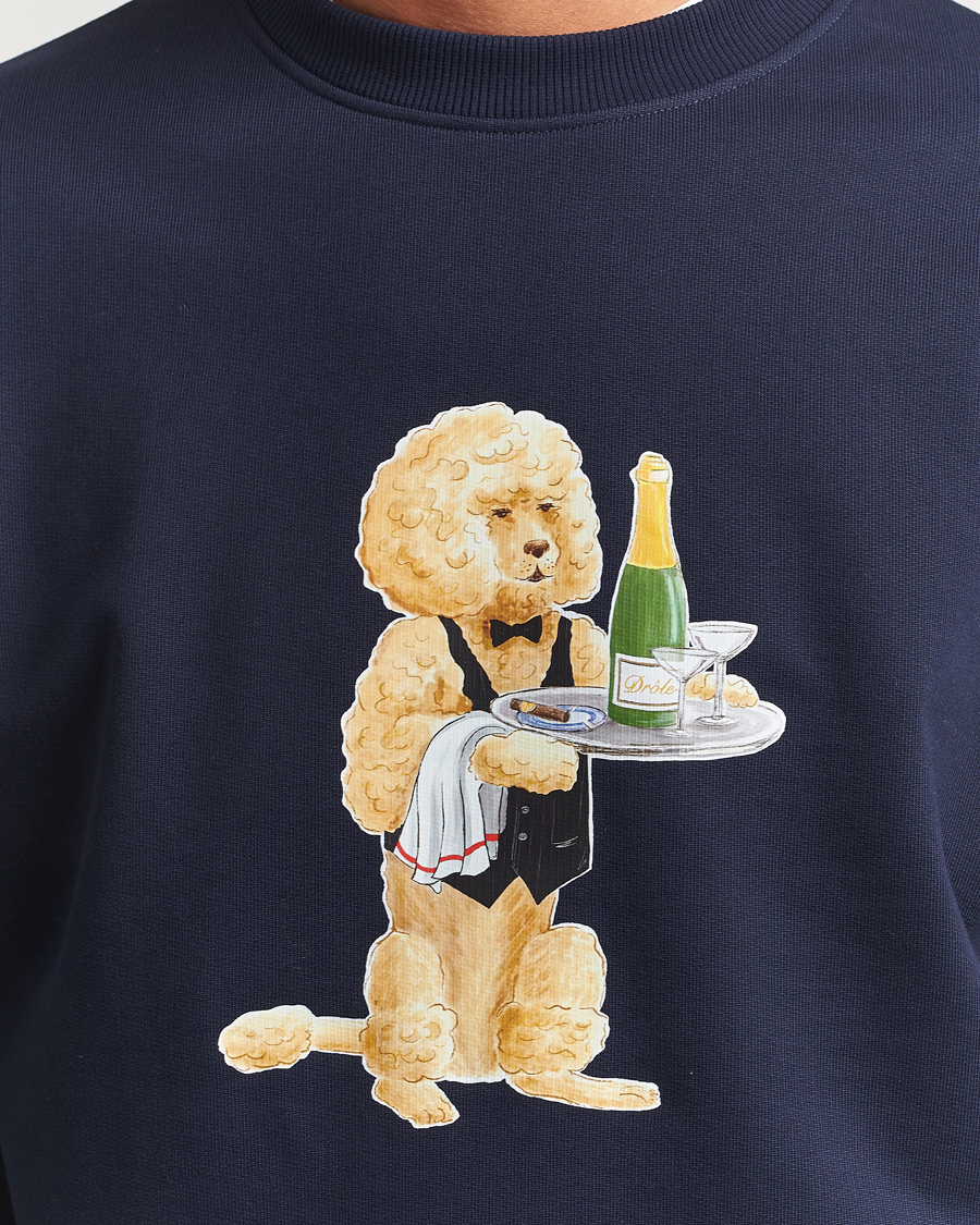 Herre | Trøjer | Drôle de Monsieur | Poodle Sweatshirt Navy
