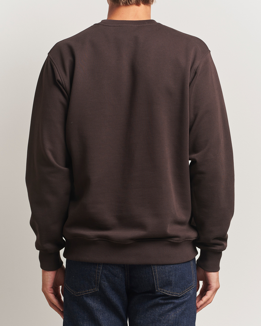 Herre | Trøjer | Drôle de Monsieur | Classic Slogan Sweatshirt Dark Brown
