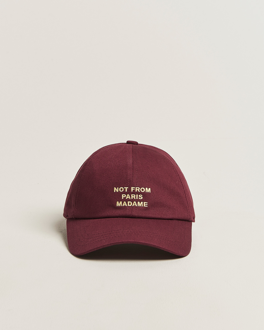 Herre | Hatte & kasketter | Drôle de Monsieur | Slogan Baseball Cap Wine