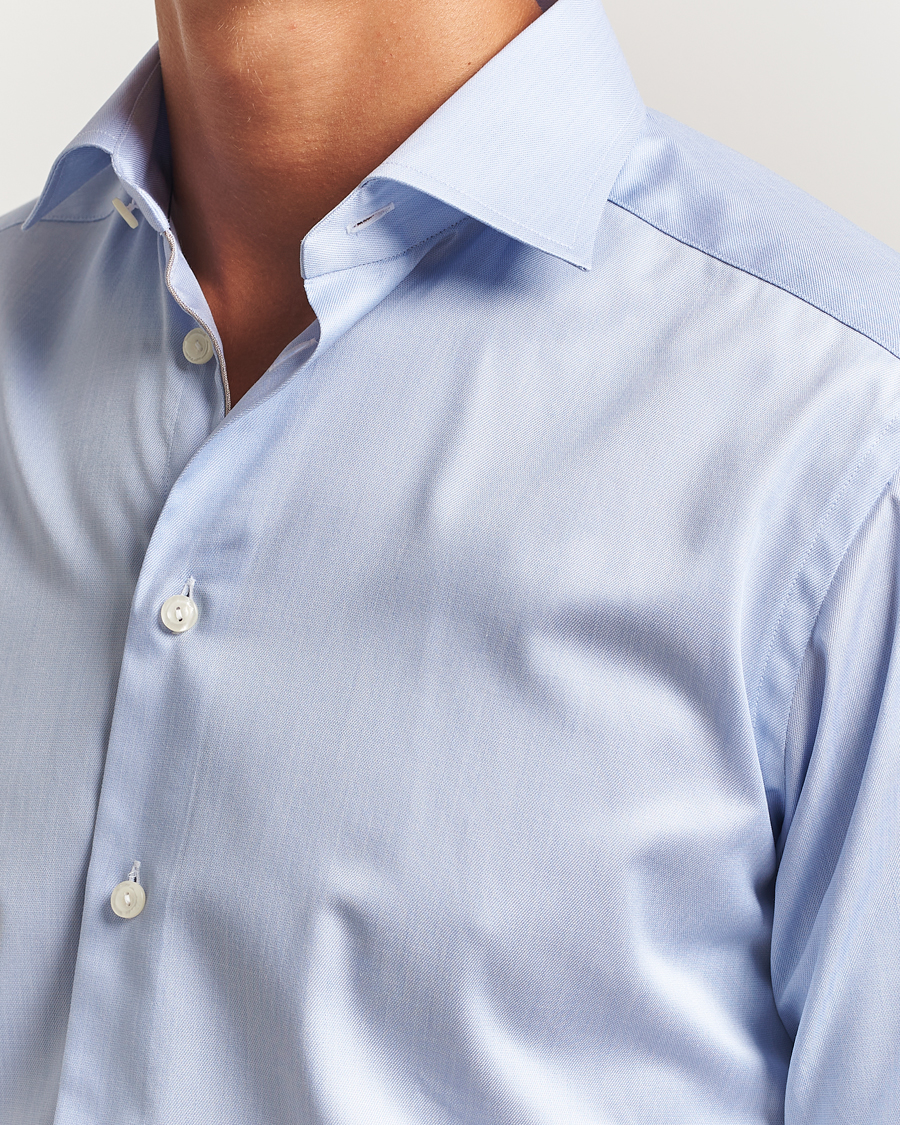 Herre | Skjorter | Eton | Slim Fit Signature Twill Paspoal Shirt Light Blue
