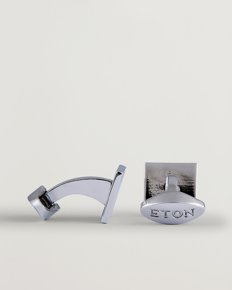 Herre | Manchetknapper | Eton | Mother of Pearl Cufflink White