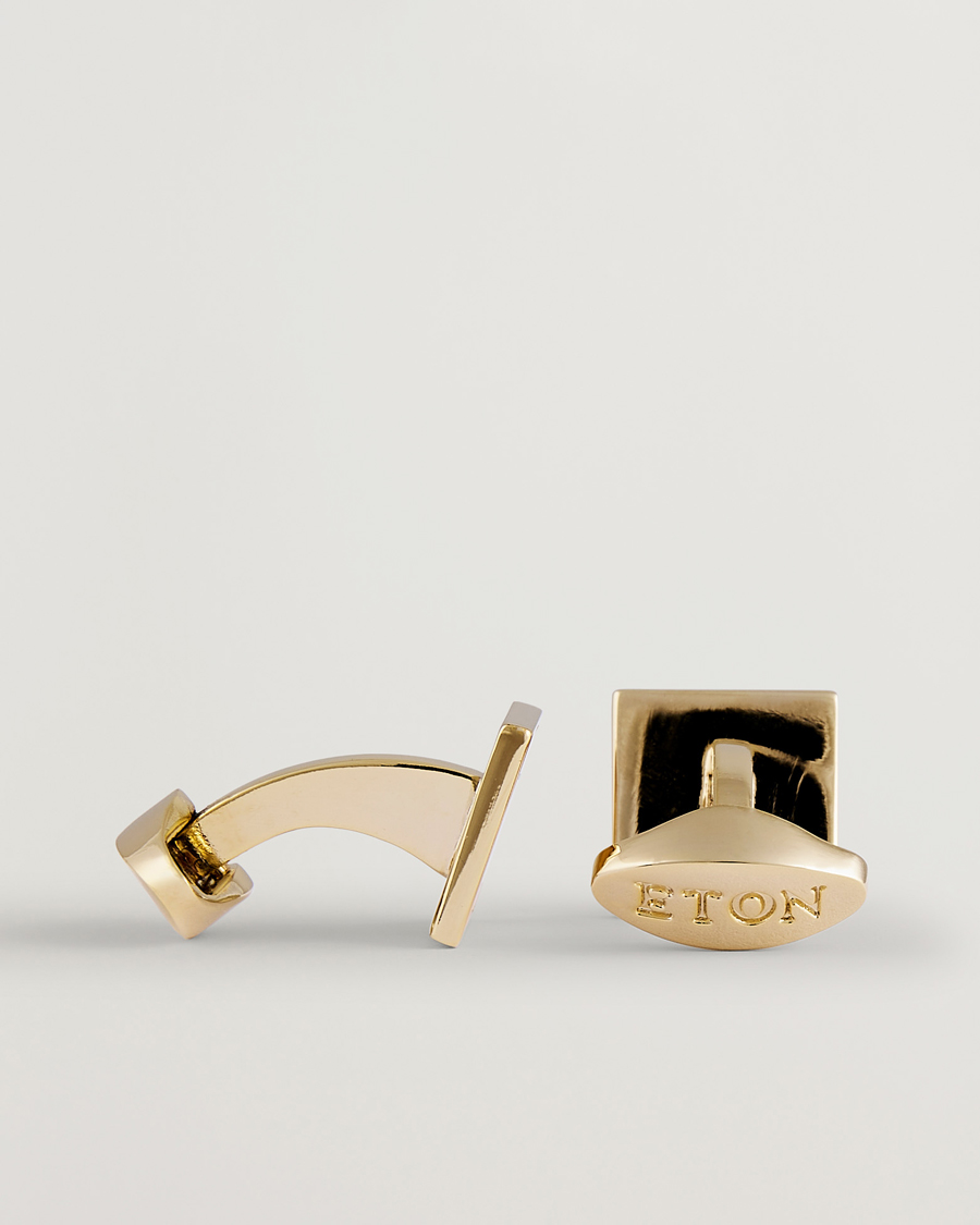 Herre | Manchetknapper | Eton | Mother of Pearl Cufflink Beige
