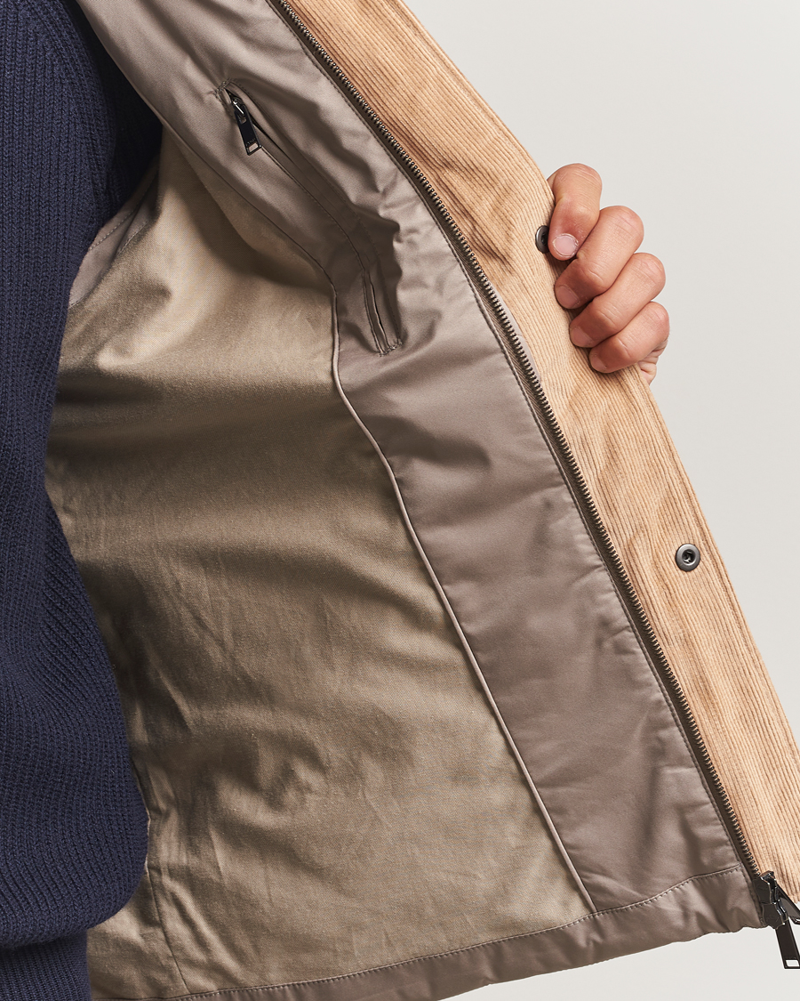 Herre | Jakker | Eton | Quilted Shell Vest Beige