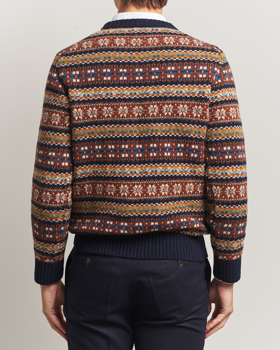 Herre | Trøjer | Eton | Wool Knitted Fair Isle Sweater Multi