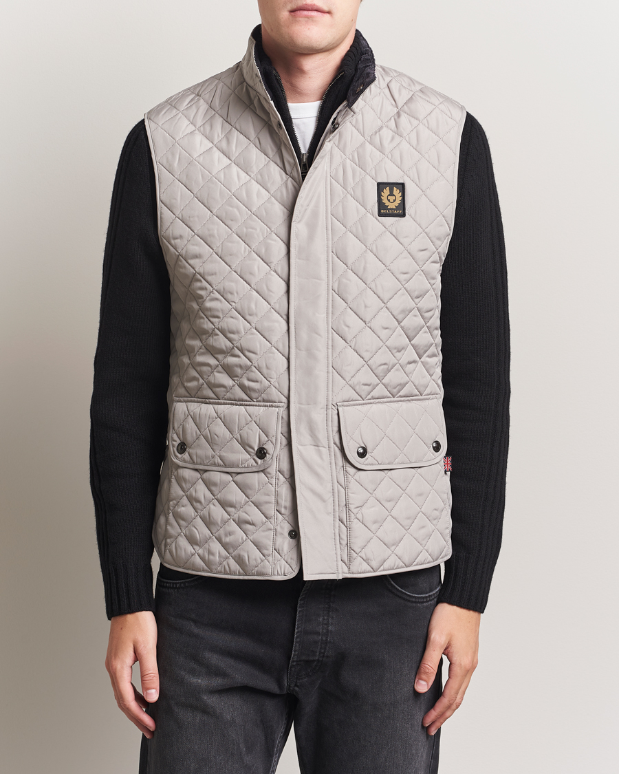 Herre | Veste | Belstaff | Icon Gilet Cement Grey