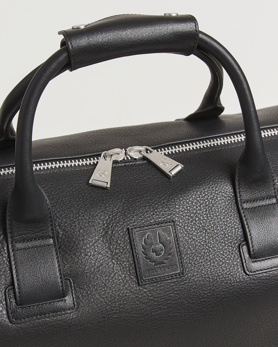 Herre | Tasker | Belstaff | Ronson Leather Weekender Bag Black