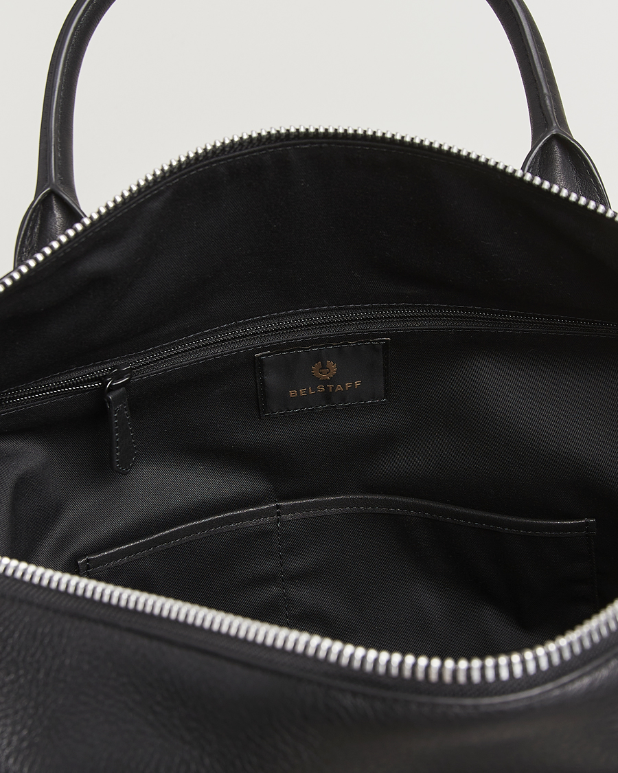 Herre | Tasker | Belstaff | Ronson Leather Weekender Bag Black