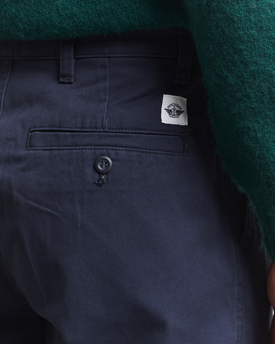 Herre | Bukser | Dockers | Original Pleated Chino Loose Navy