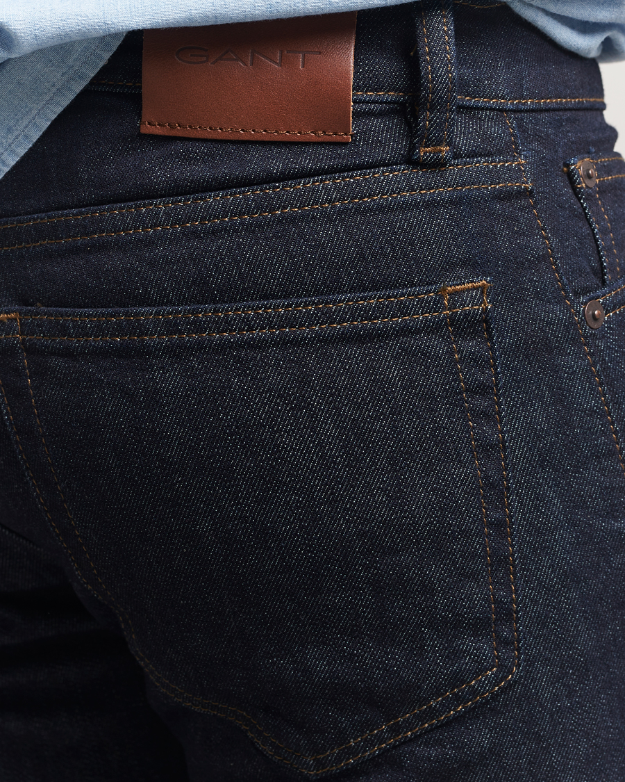 Herre | Jeans | GANT | Regular Fit Jeans Dark Blue