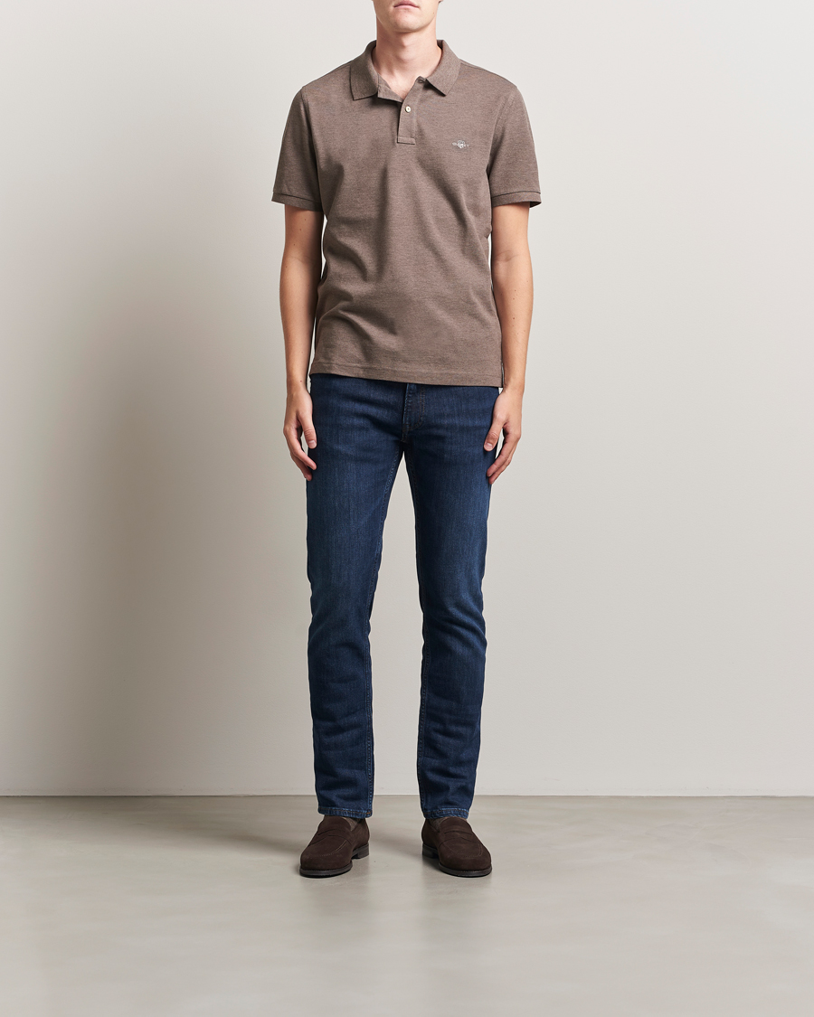 Herre | Jeans | GANT | Regular Fit Jeans Dark Blue Worn In
