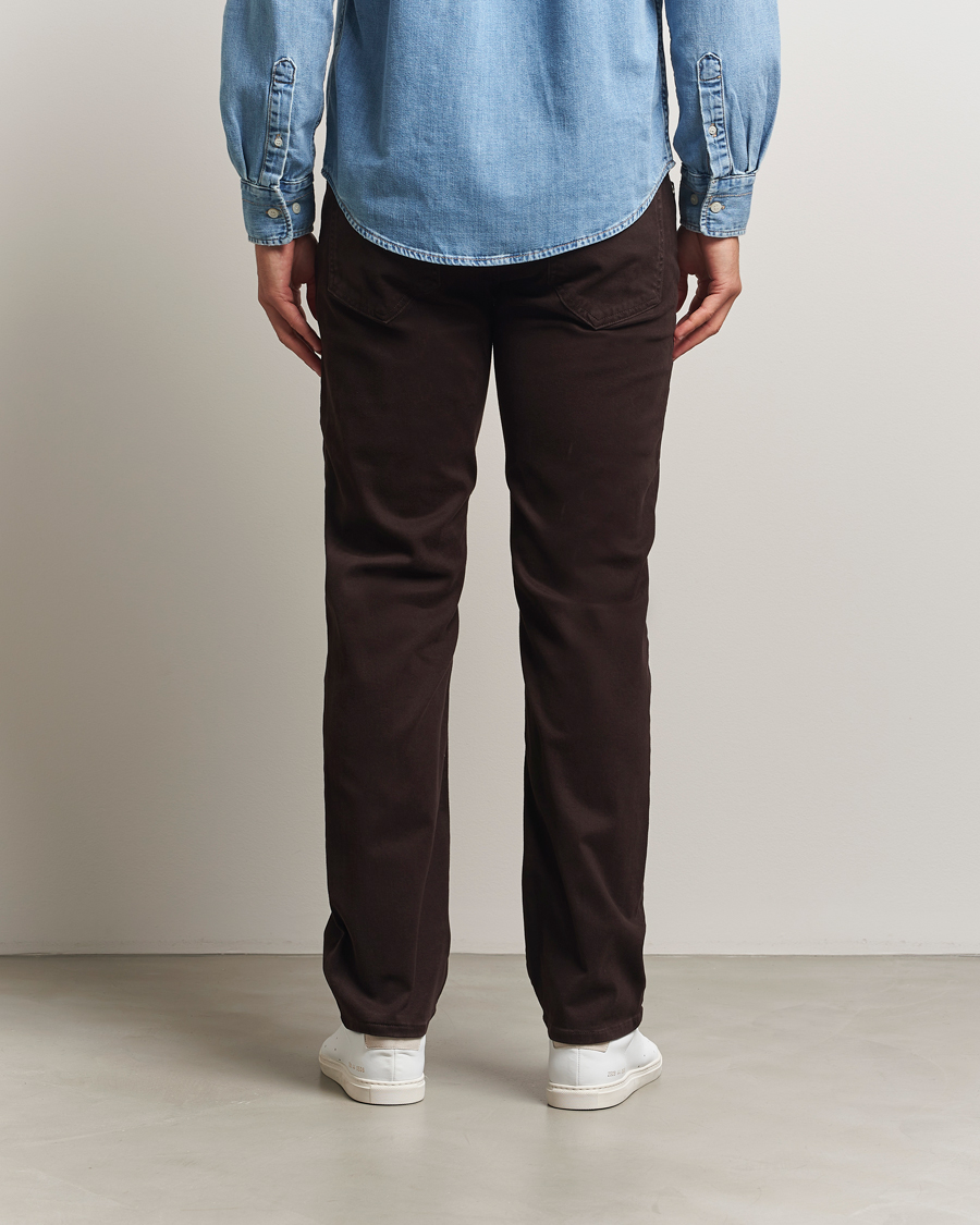 Herre | Bukser | GANT | Regular Fit Moleskin 5-Pocket Trousers Deep Brown