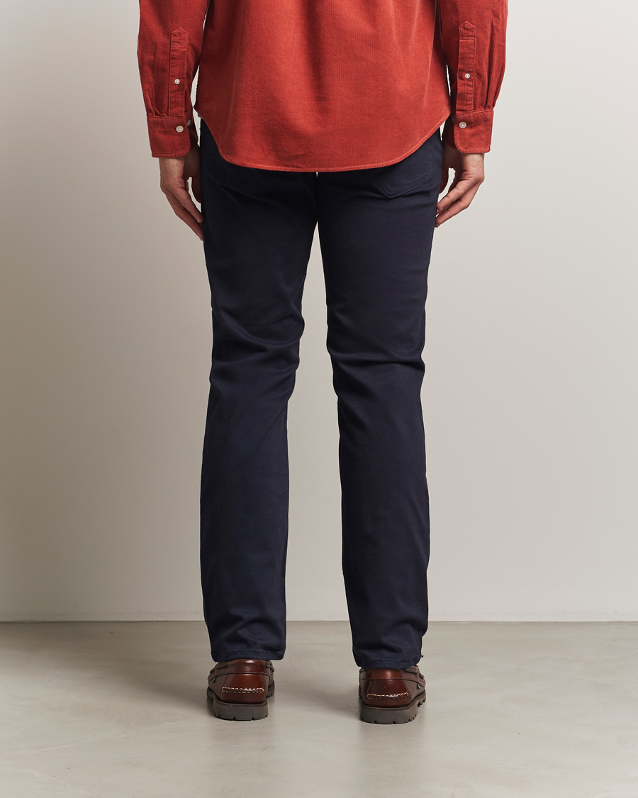 Herre | Bukser | Gant | Regular Fit Moleskin 5-Pocket Trousers Evening Blue