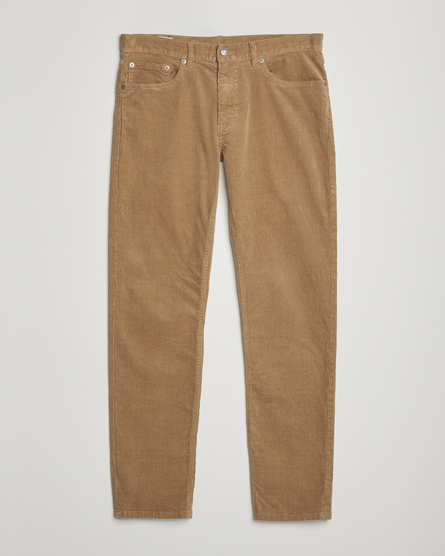 Herre | Bukser | GANT | Cord 5-Pocket Jeans Light Taupe