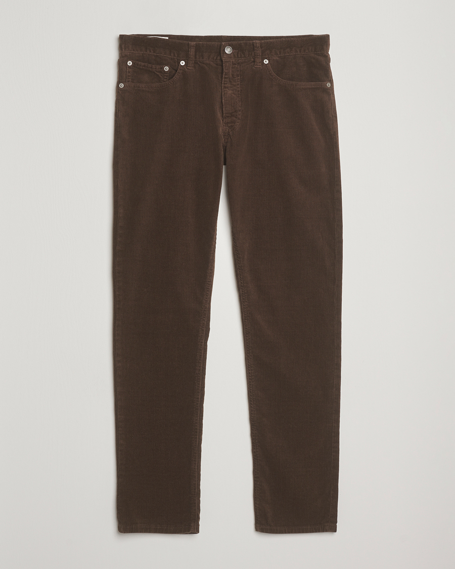 Herre | Bukser | Gant | Cord 5-Pocket Jeans Rich Brown