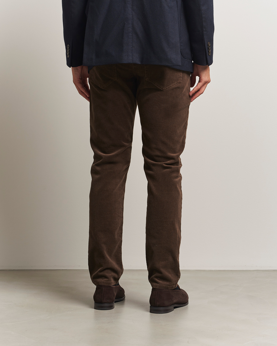 Herre | Bukser | Gant | Cord 5-Pocket Jeans Rich Brown
