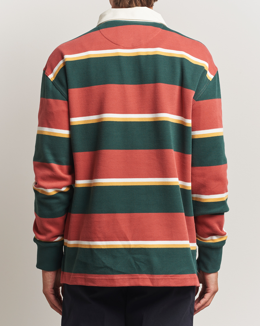 Herre | Trøjer | GANT | Striped Heavy Rugger Modern Rust