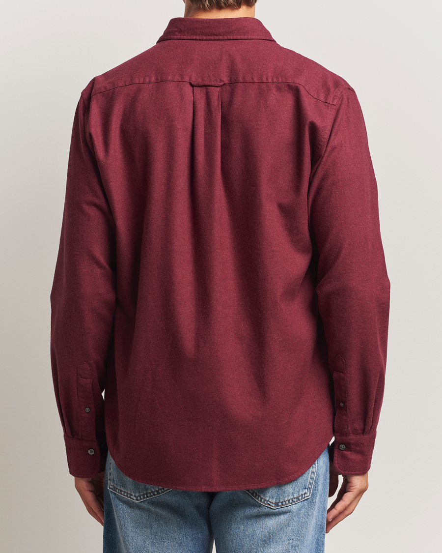 Herre | Skjorter | GANT | Regular Fit Flannel Shirt Plumped Red