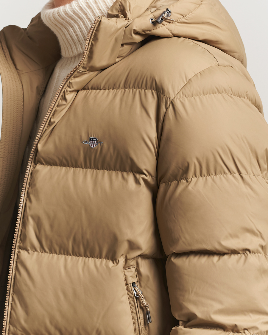 Herre | Jakker | GANT | The Active Cloud Down Jacket Light Taupe