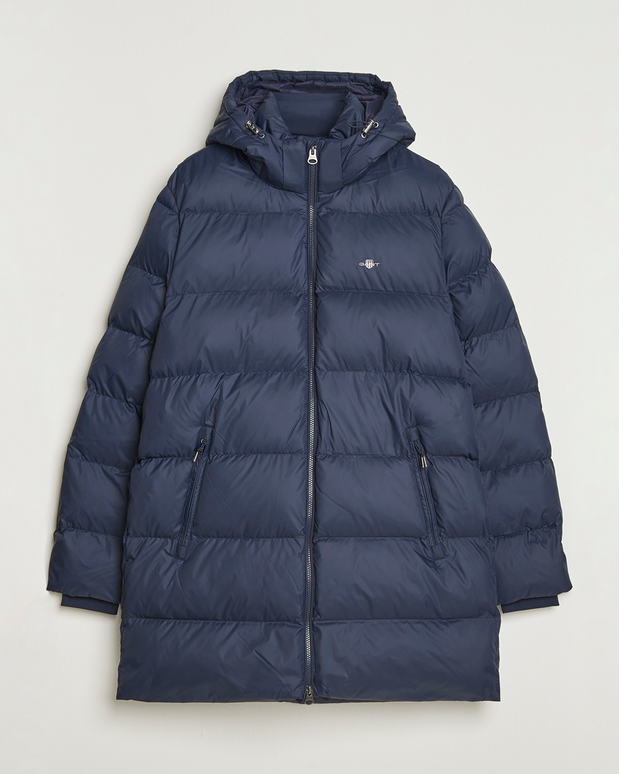 Herre | Jakker | GANT | The Active Cloud Mid Length Jacket Evening Blue