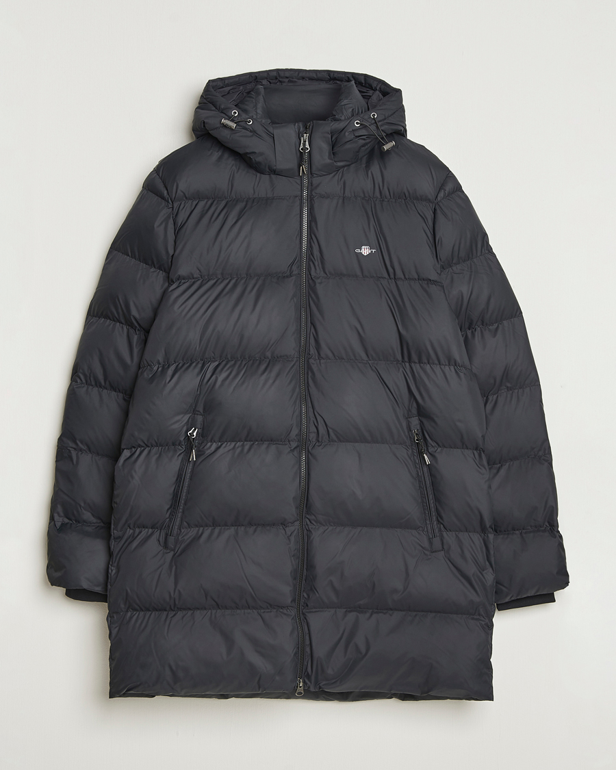 Herre | Jakker | GANT | The Active Cloud Mid Length Jacket Black