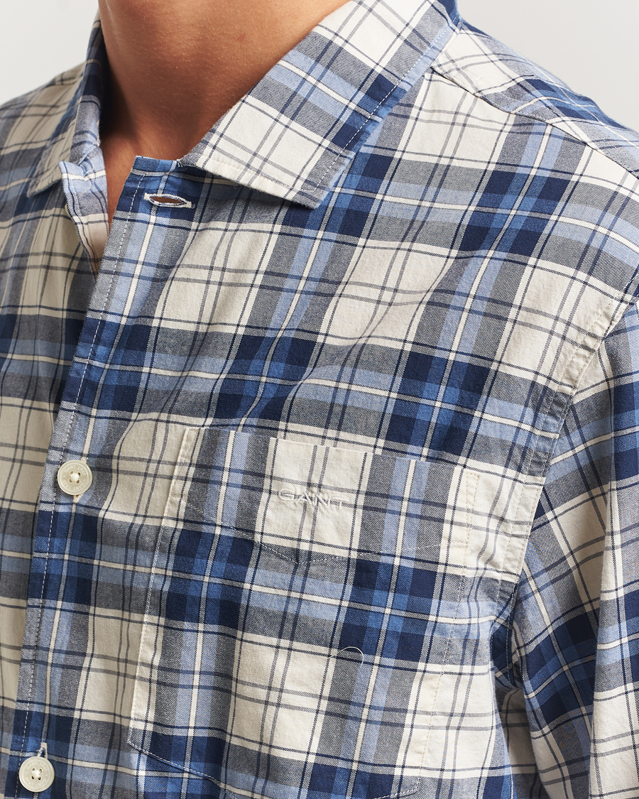 Herre | Pyjamas & Morgenkåber | GANT | Checked Pyjama Set Blue Water