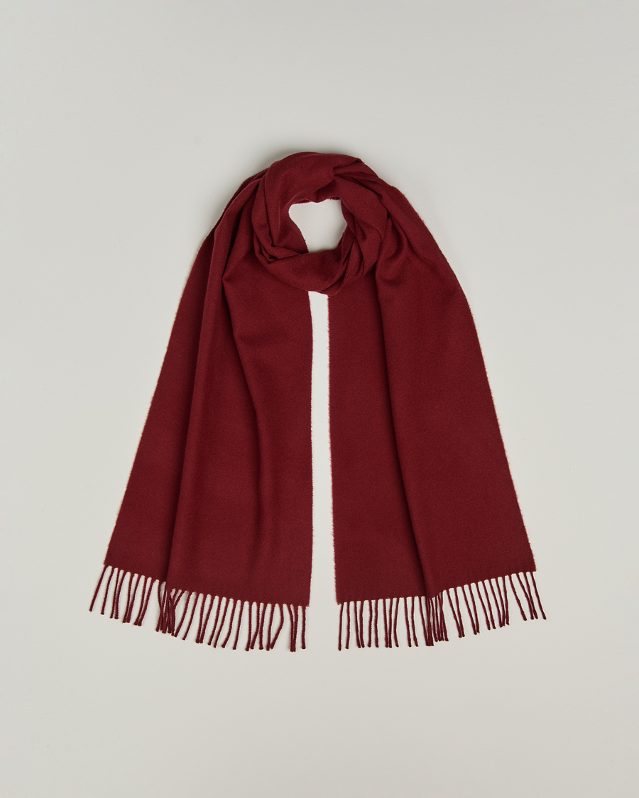 Herre | Halstørklæder | GANT | Wool Scarf Plumped Red