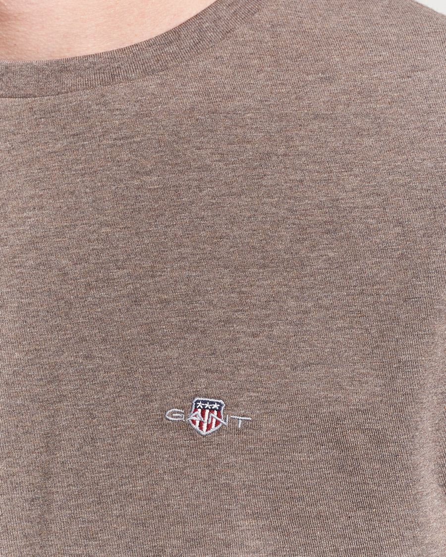 Herre | T-Shirts | GANT | The Original T-Shirt Seawood Melange