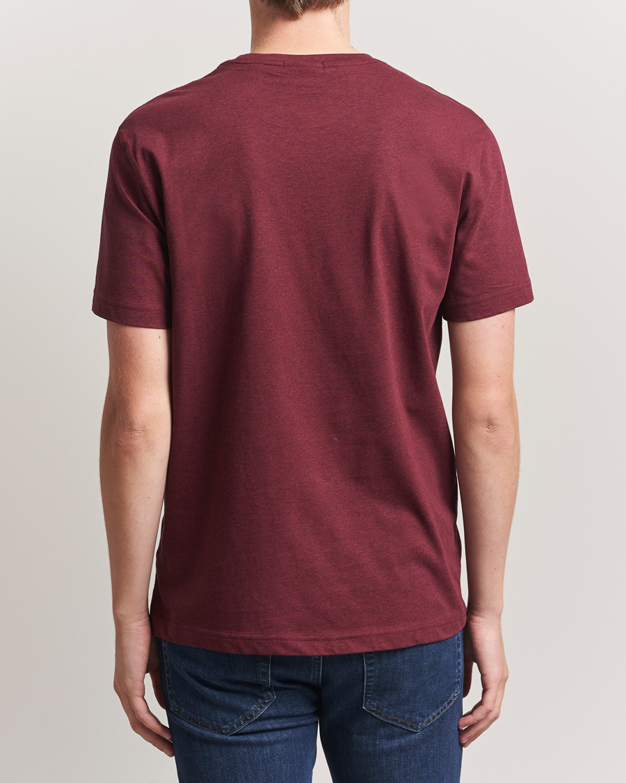 Herre | T-Shirts | GANT | The Original T-Shirt Bordeaux Melange