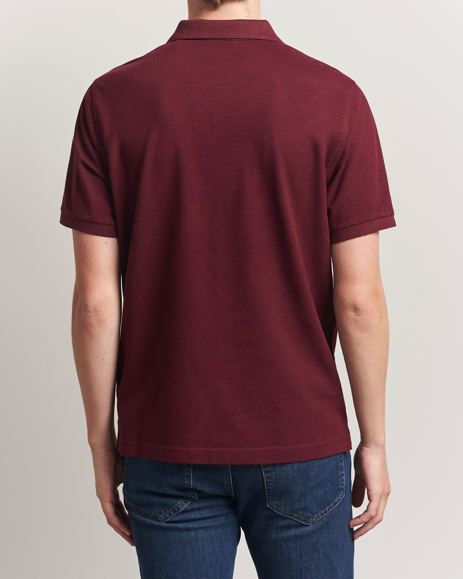 Herre | Polotrøjer | GANT | The Original Polo Bordeaux Melange