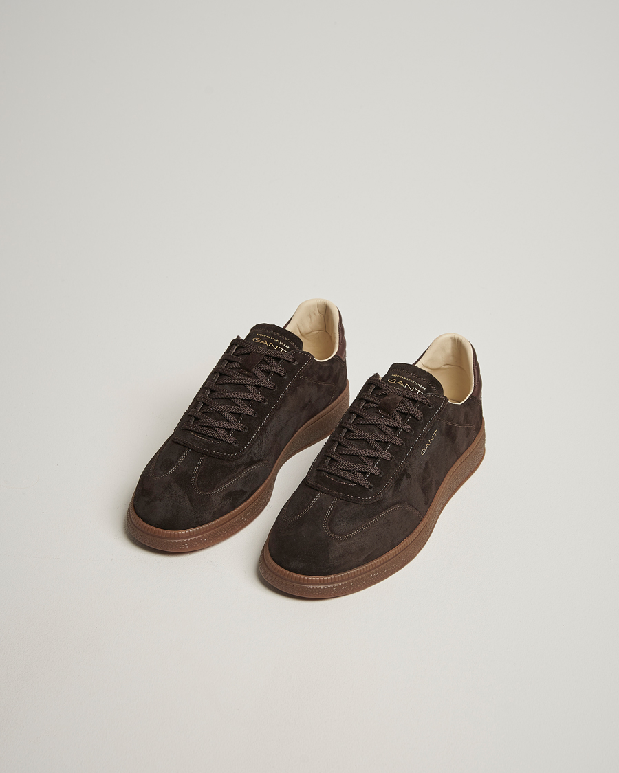 Herre | Sneakers | GANT | Cuzmo Suede Sneaker Dark Brown