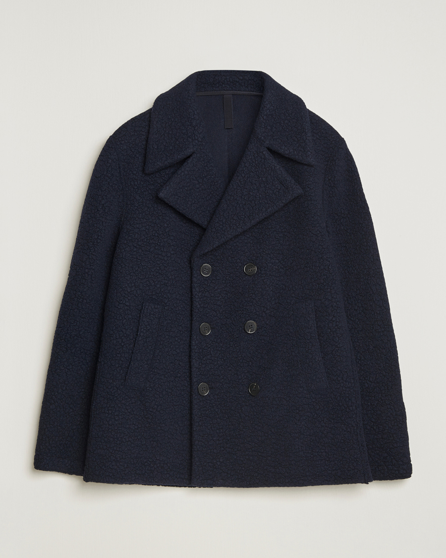 Herre | Jakker | Harris Wharf London | Boucle Peacoat Navy