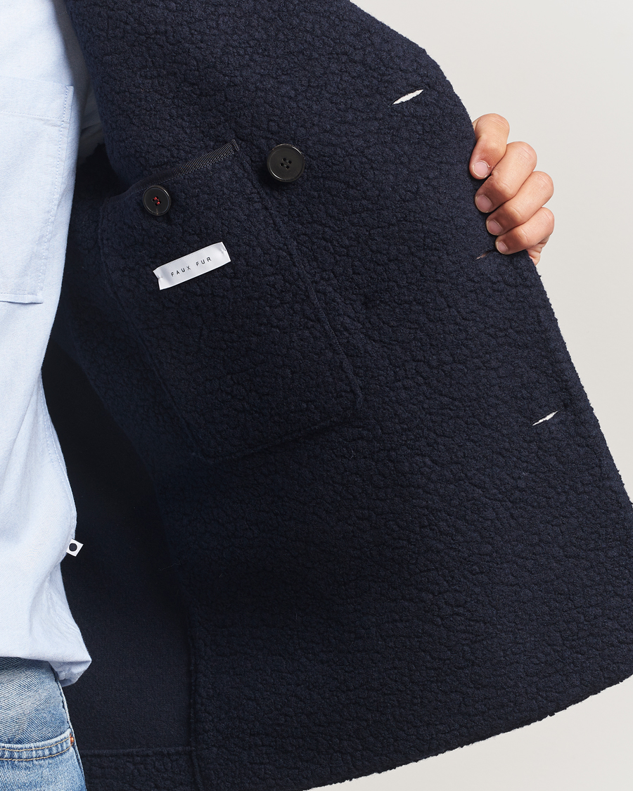 Herre | Jakker | Harris Wharf London | Boucle Peacoat Navy