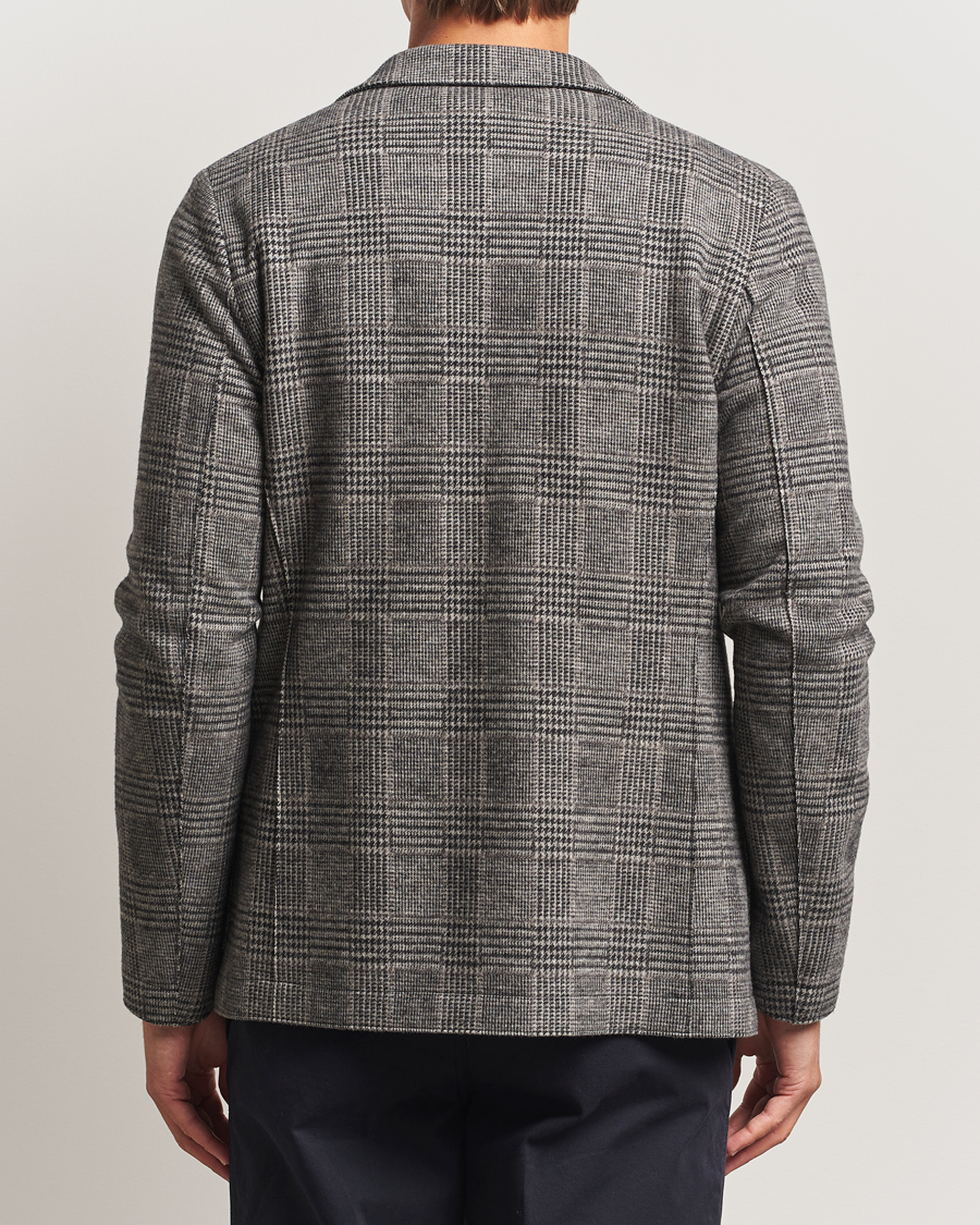 Herre | Blazere & jakker | Harris Wharf London | Two Button Loro Piana Checked Wool Blazer Black/White