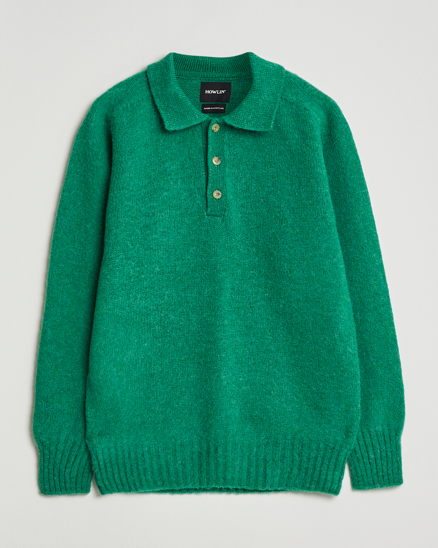 Herre | Trøjer | Howlin' | Brushed Wool Polo Greendream