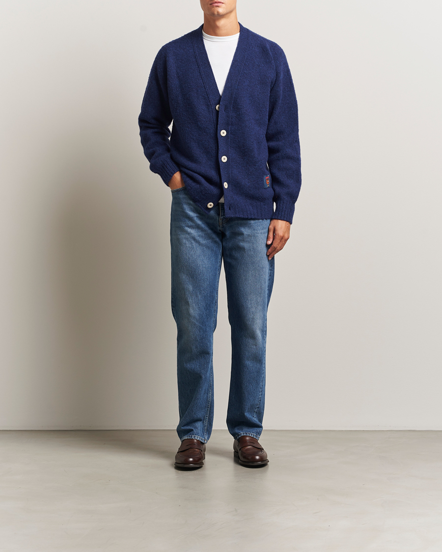 Herre | Trøjer | Howlin' | Shaggy Bear Cardigan Magic Blue