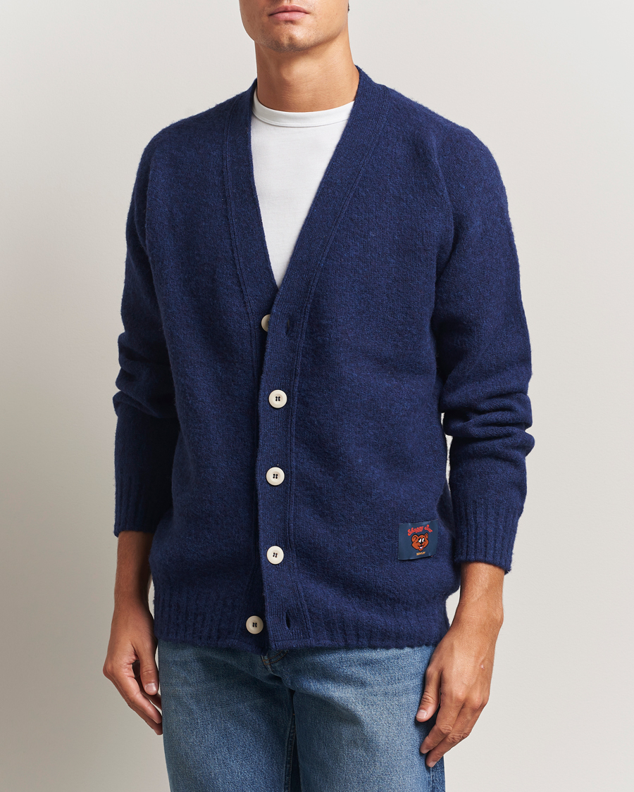 Herre | Trøjer | Howlin' | Shaggy Bear Cardigan Magic Blue