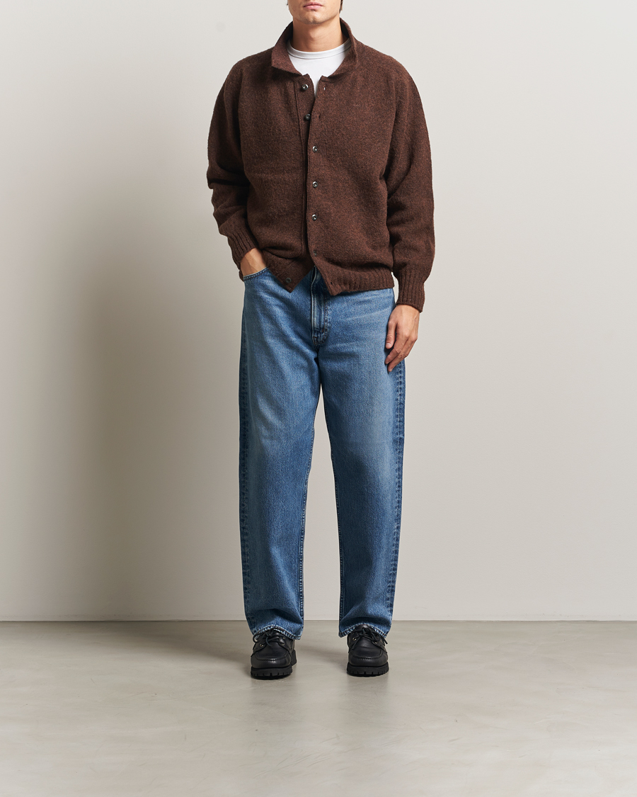 Herre | Trøjer | Howlin' | Brushed Wool Cardigan Brownish