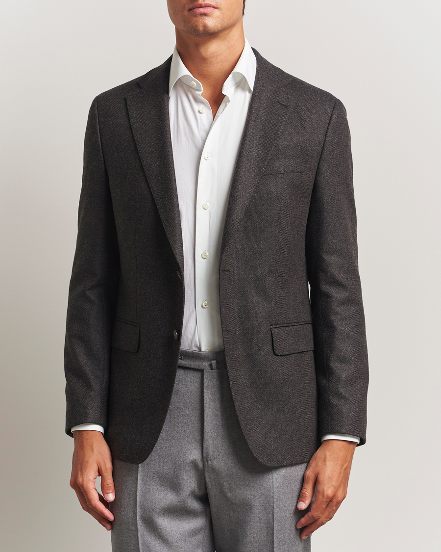 Herre | Blazere & jakker | BOSS BLACK | Hutson Wool Blazer Dark Brown