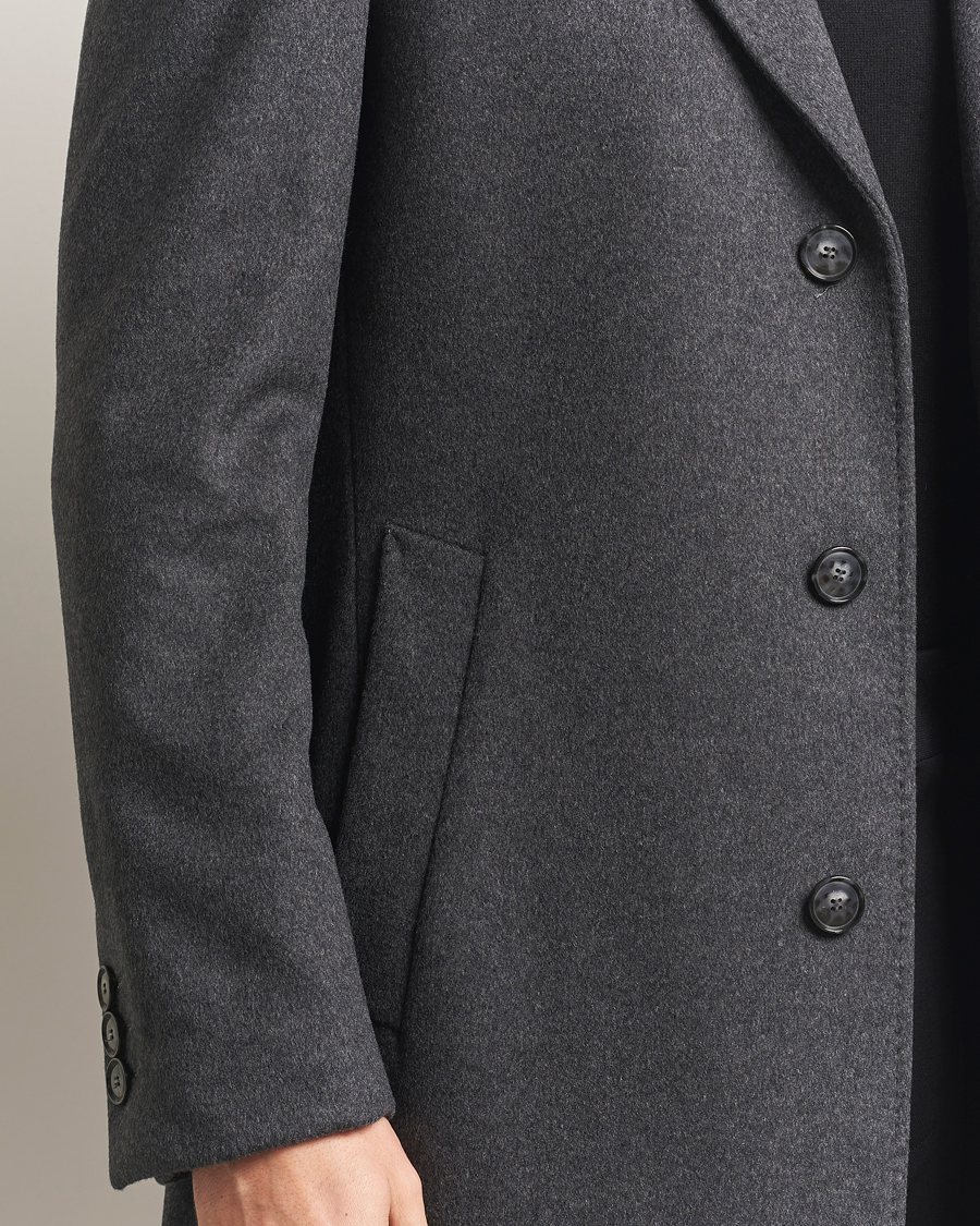 Herre | Jakker | BOSS BLACK | Hyde Wool Coat Medium Grey