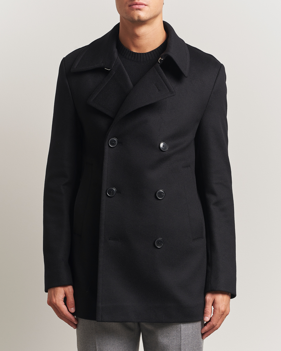 Herre | Jakker | BOSS BLACK | Hyde Wool Peacoat Black