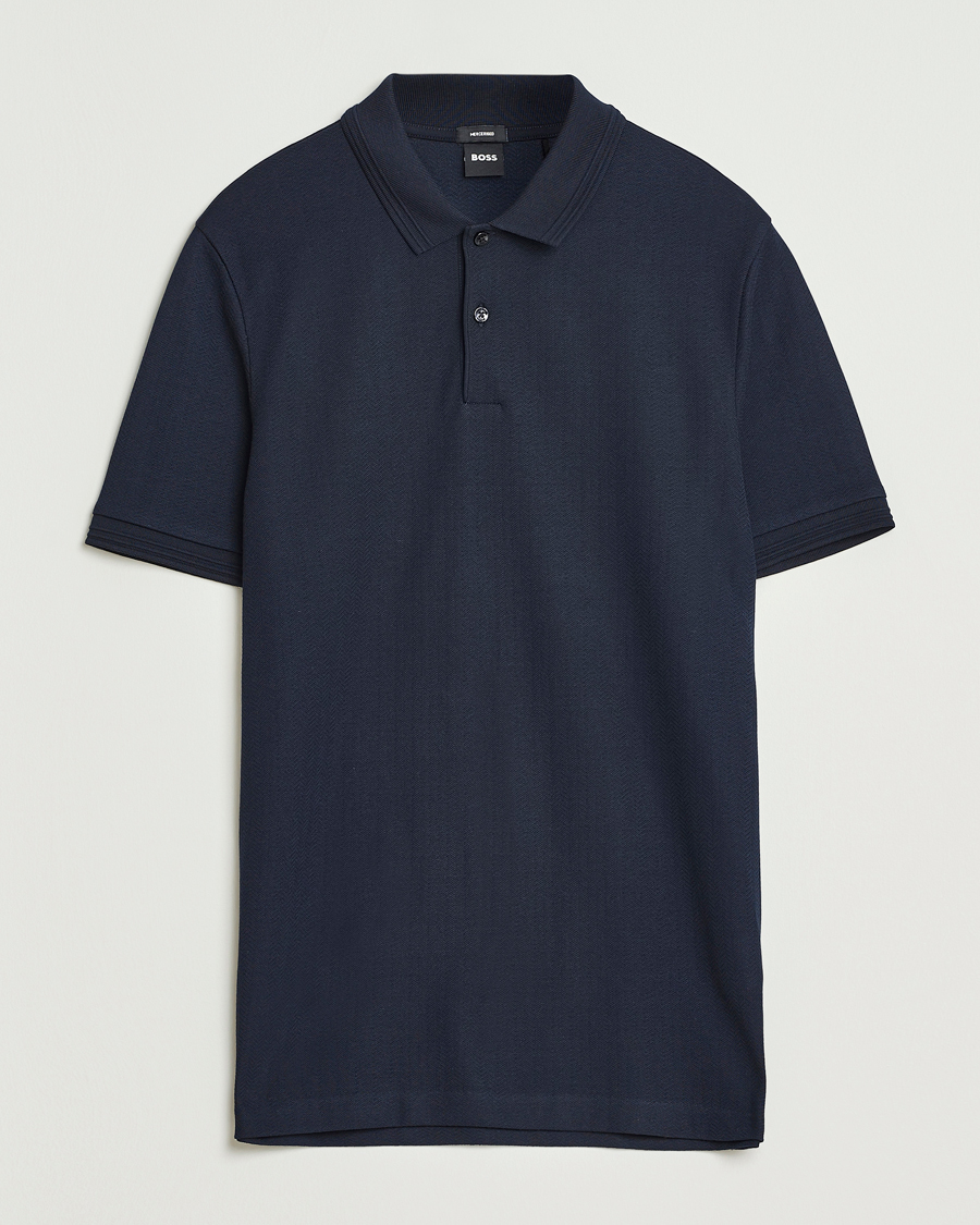 Herre | Polotrøjer | BOSS BLACK | Parlay Structured Polo Dark Blue