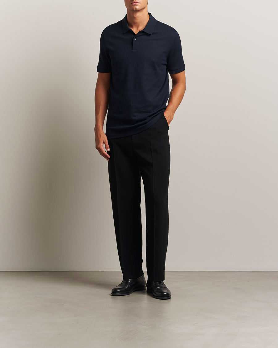 Herre | Polotrøjer | BOSS BLACK | Parlay Structured Polo Dark Blue