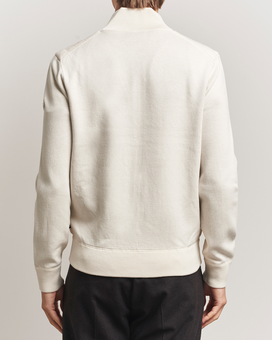 Herre | Trøjer | BOSS BLACK | Hernest Hybrid Full Zip Open White