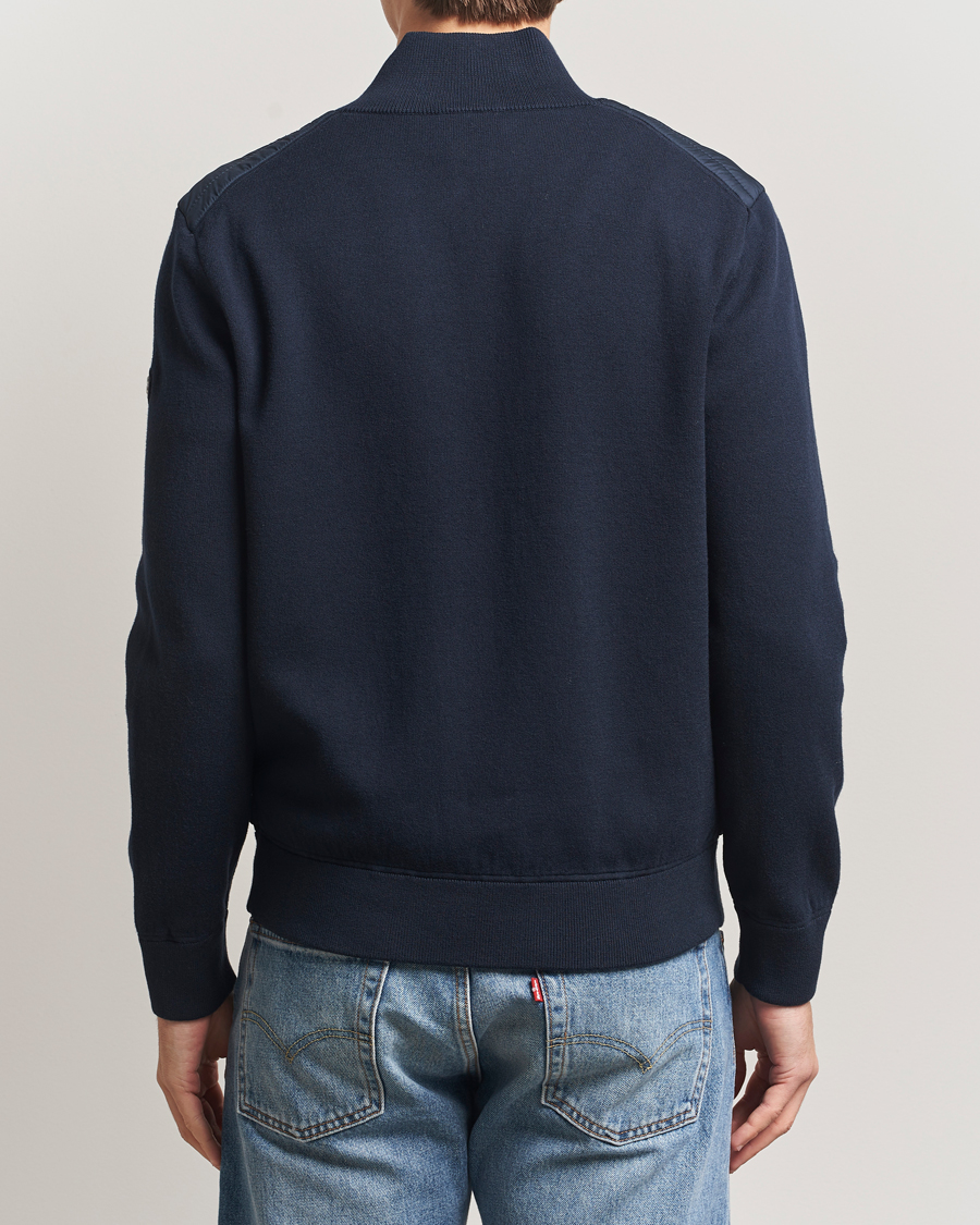 Herre | Trøjer | BOSS BLACK | Hernest Hybrid Full Zip Dark Blue