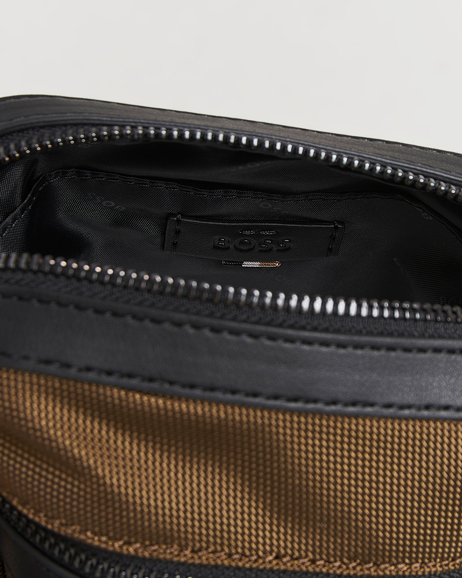 Herre | Tasker | BOSS BLACK | Ray Pouch Zip Bag Open Green