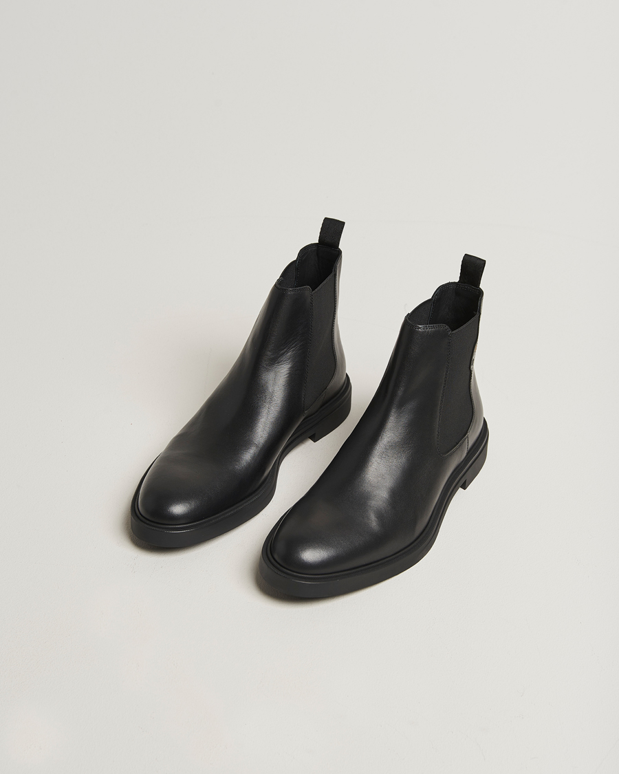 Herre | Støvler | BOSS BLACK | Calev Leather Chelsea Boot Black