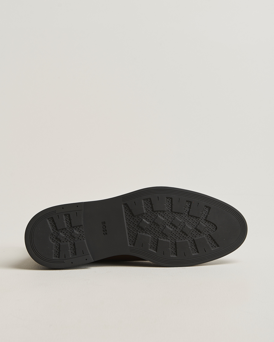 Herre | Støvler | BOSS BLACK | Calev Leather Chelsea Boot Dark Brown