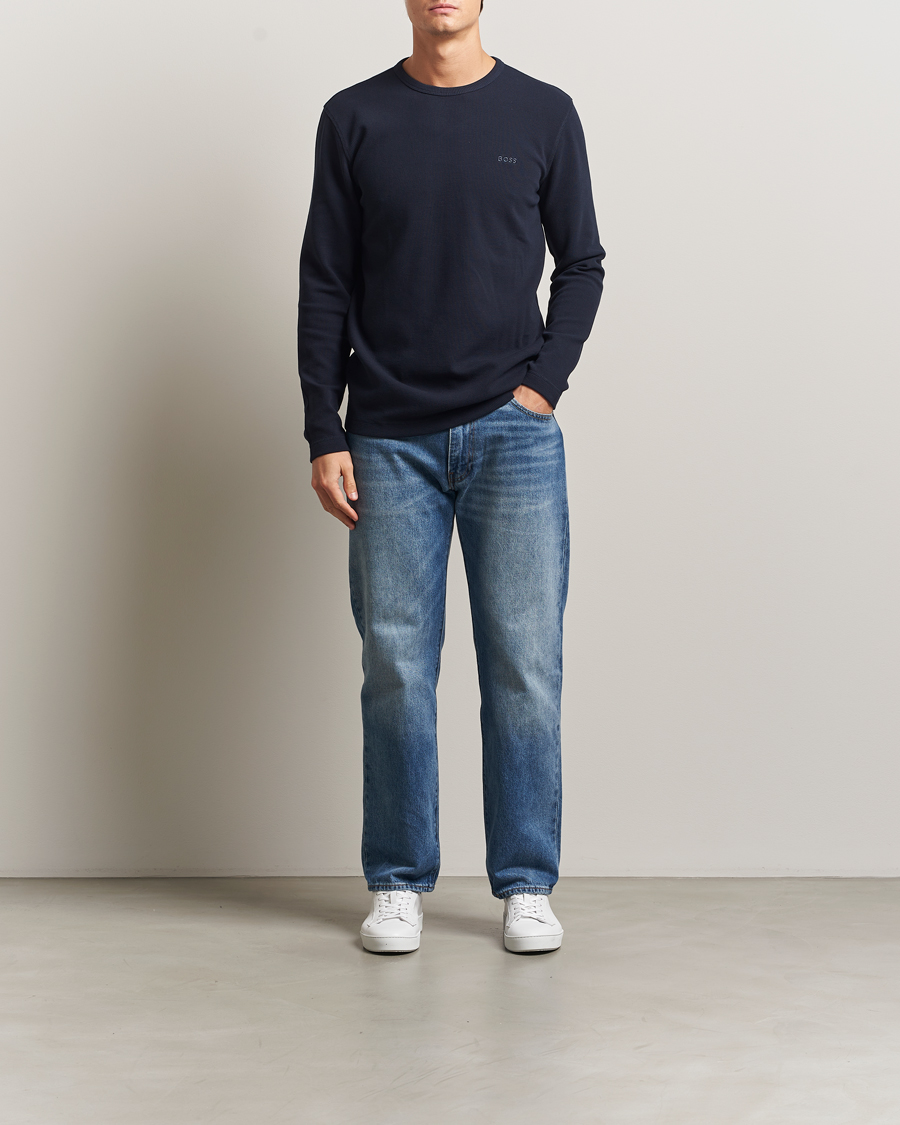 Herre | Trøjer | BOSS ORANGE | Tempesto Sweater Dark Blue